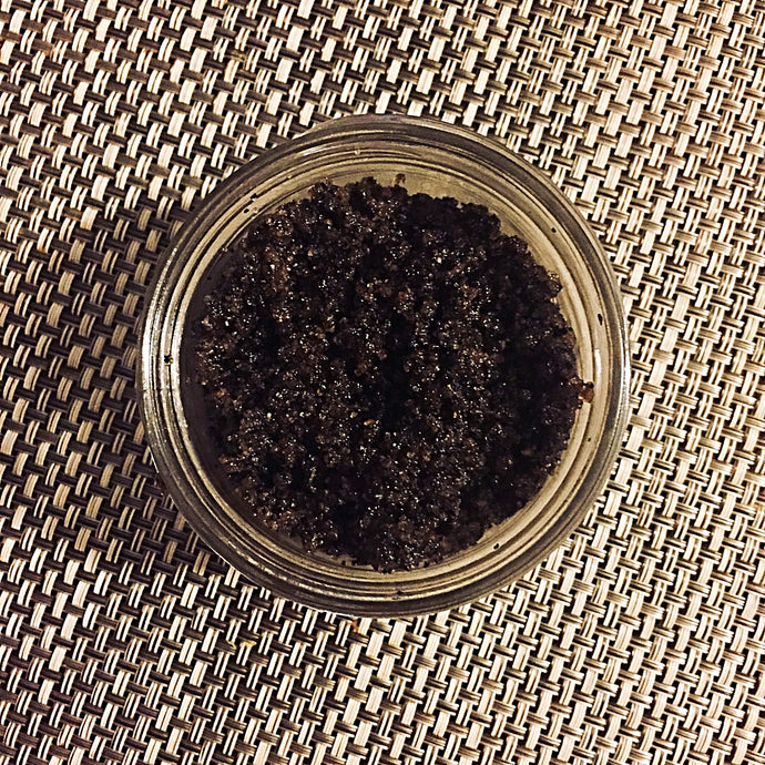 SIPPorganics Organic Skincare Body Polish Sugar Scrub Coffee Cinnamon Orange Lavender