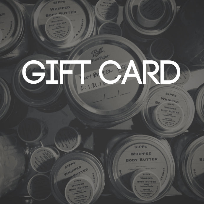 SIPPorganics Organic Skincare Gift Card