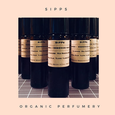 SIPPorganics Organic Skincare Organic Perfumery & Aromatherapy Orange Patchouli Lavender